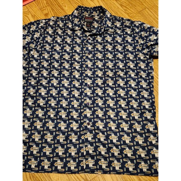 Vintage Fubu Men's Short Sleeve Shirt Size Large - Picture 1 of 7